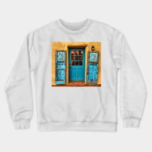 Santa Fe Turquois Door Crewneck Sweatshirt